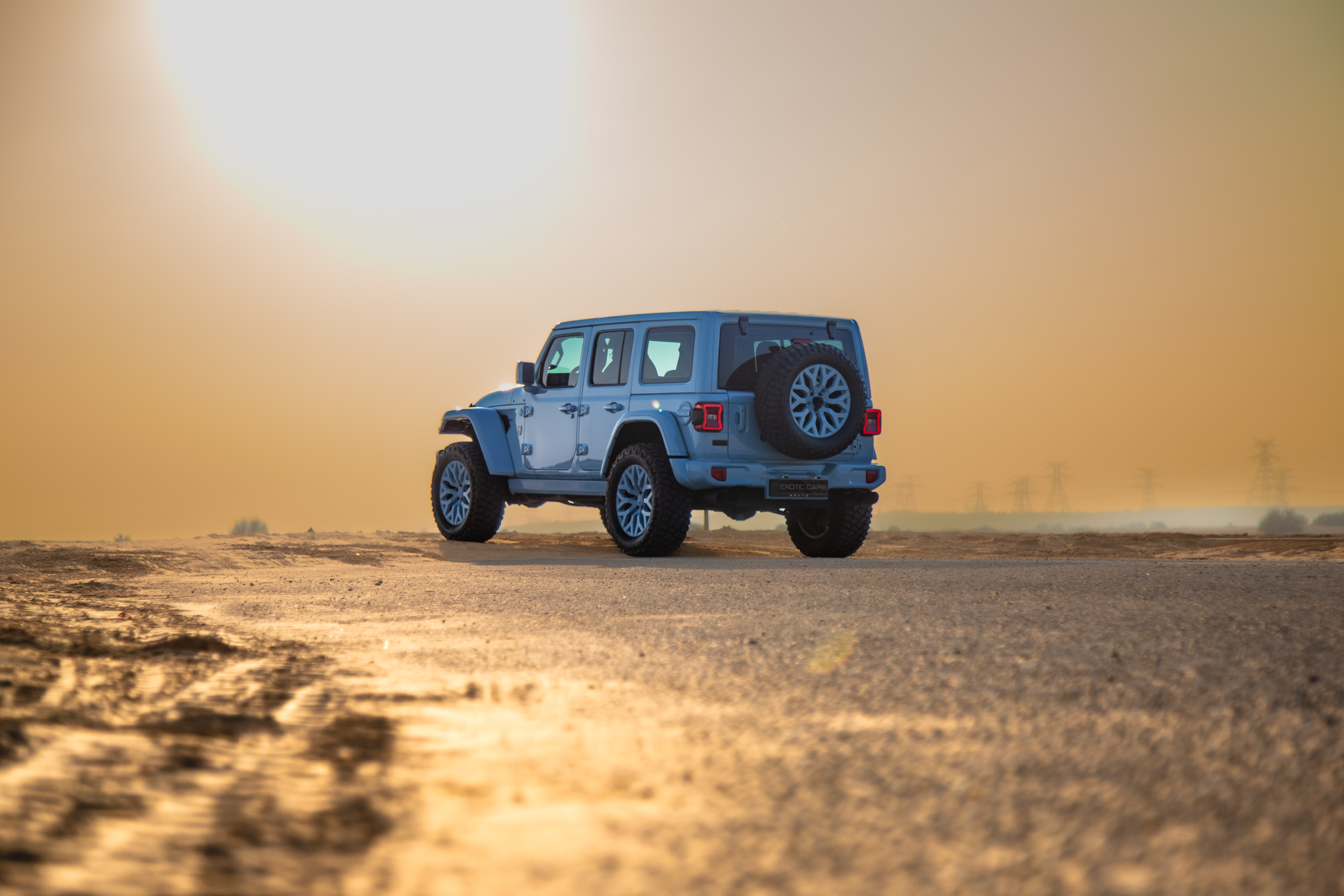 2023 Brute Jeep Wrangler Rubicon in Sardinia Blue | Exotic Cars Dubai