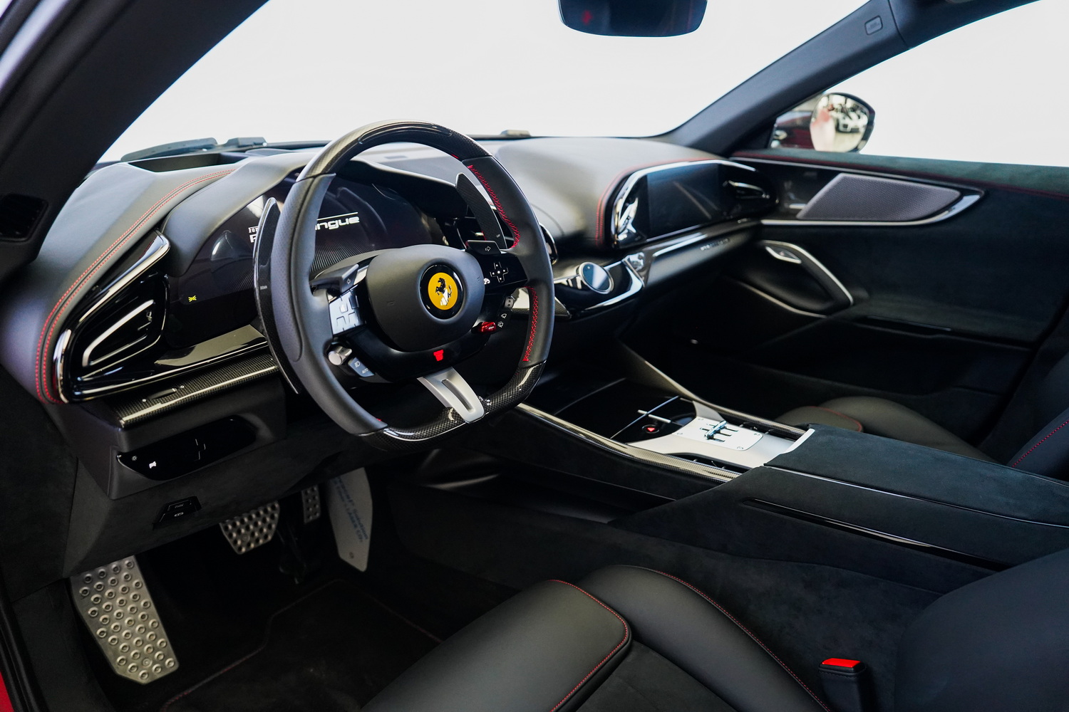 2025 Matt Red Ferrari Purosangue For Sale in Dubai, UAE