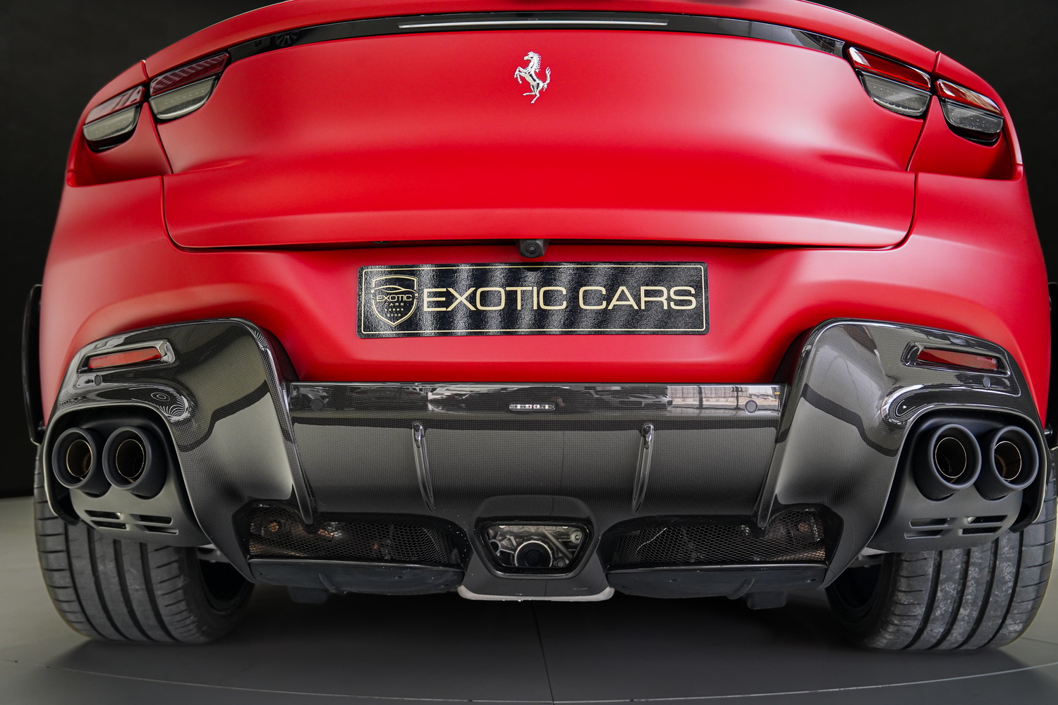 2025 Matt Red Ferrari Purosangue For Sale in Dubai, UAE