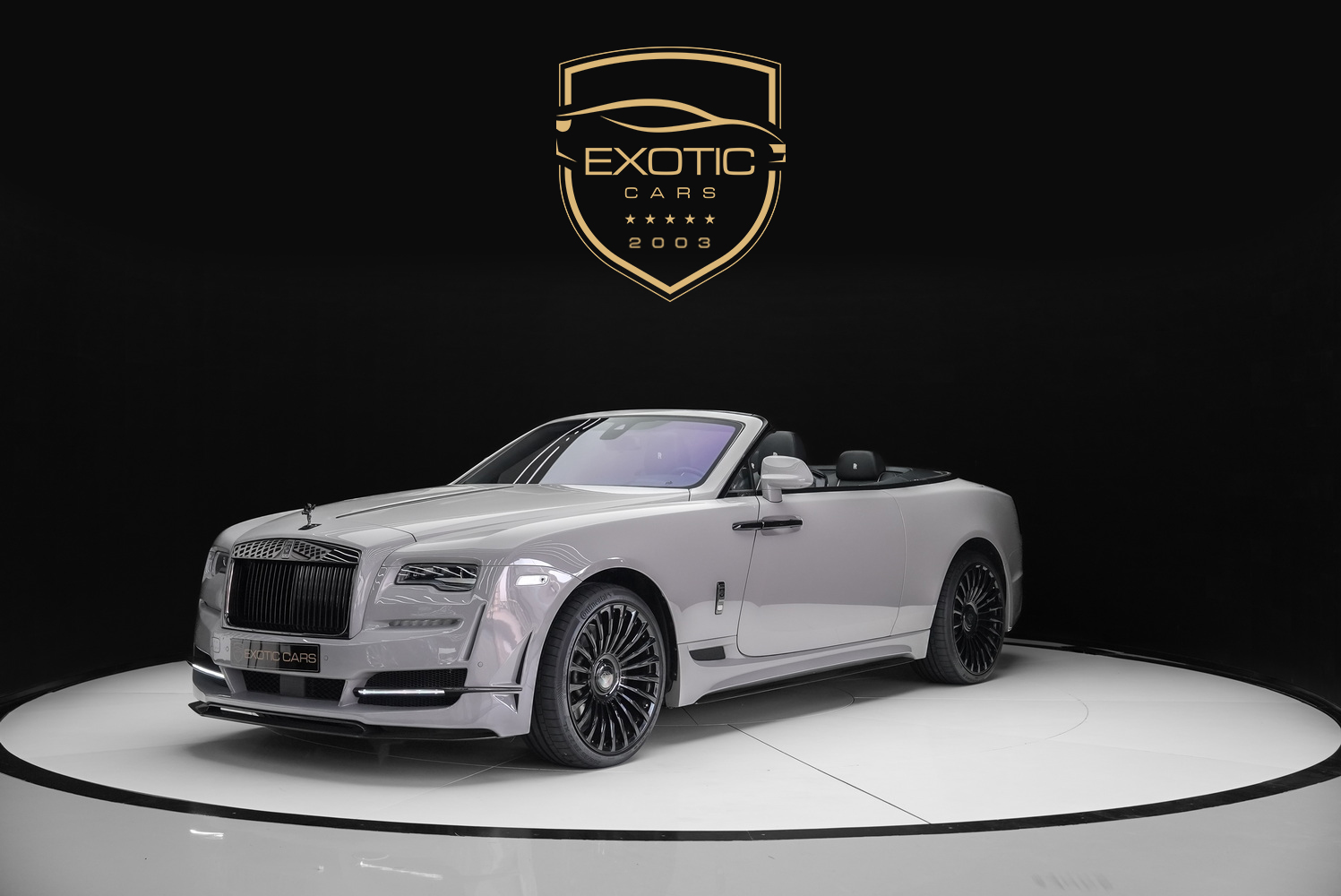 2021 Nardo Grey Rolls Royce Dawn ONYX Edition For Sale in Dubai, UAE